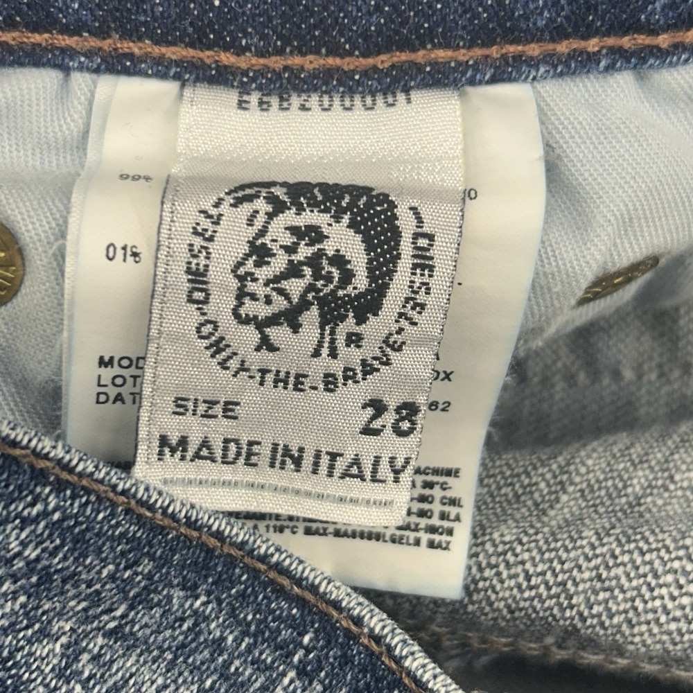 Diesel Vintage Jeans Women Size 28 Blue Denim Casual Made In Italy - Picture 4 of 10